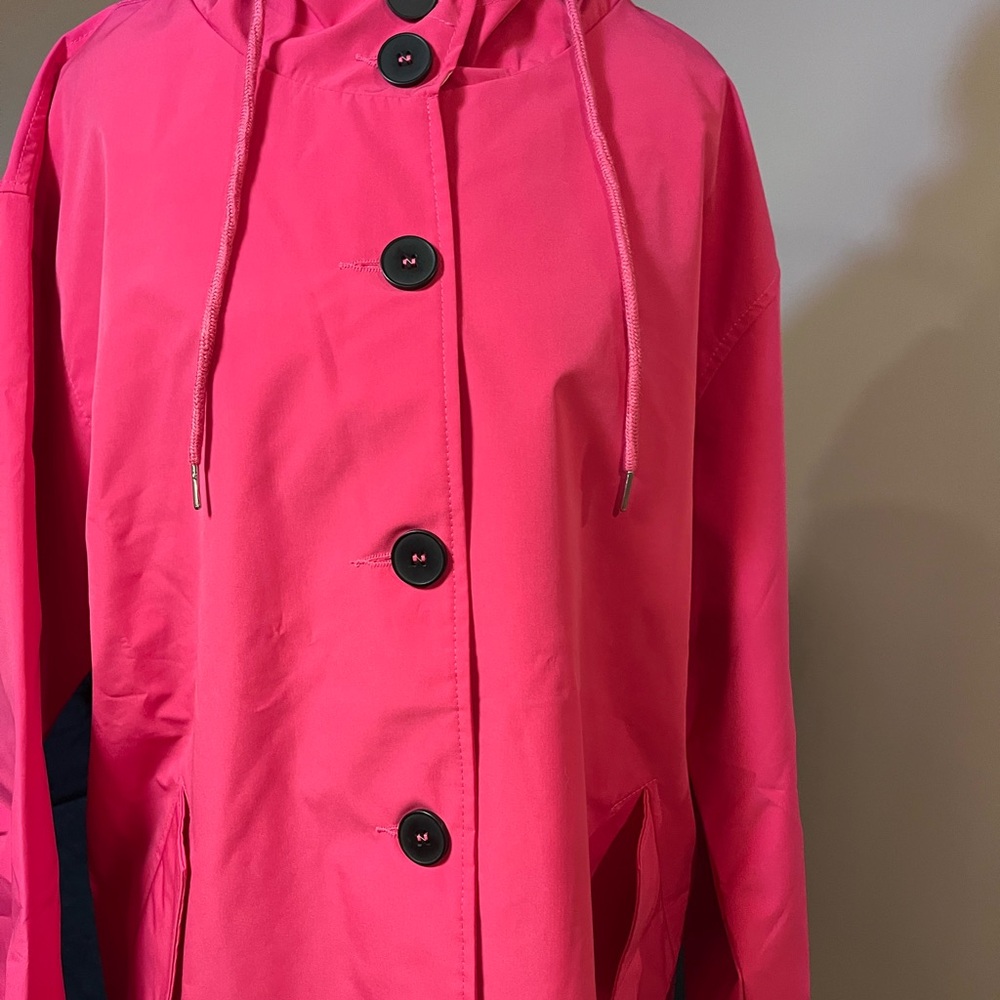 NWT The Wjacket “Barbara Pink” Winbreaker Rain Jacket - Picture 8 of 11